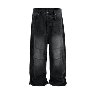 NOIR BAGGY BIKER DENIM