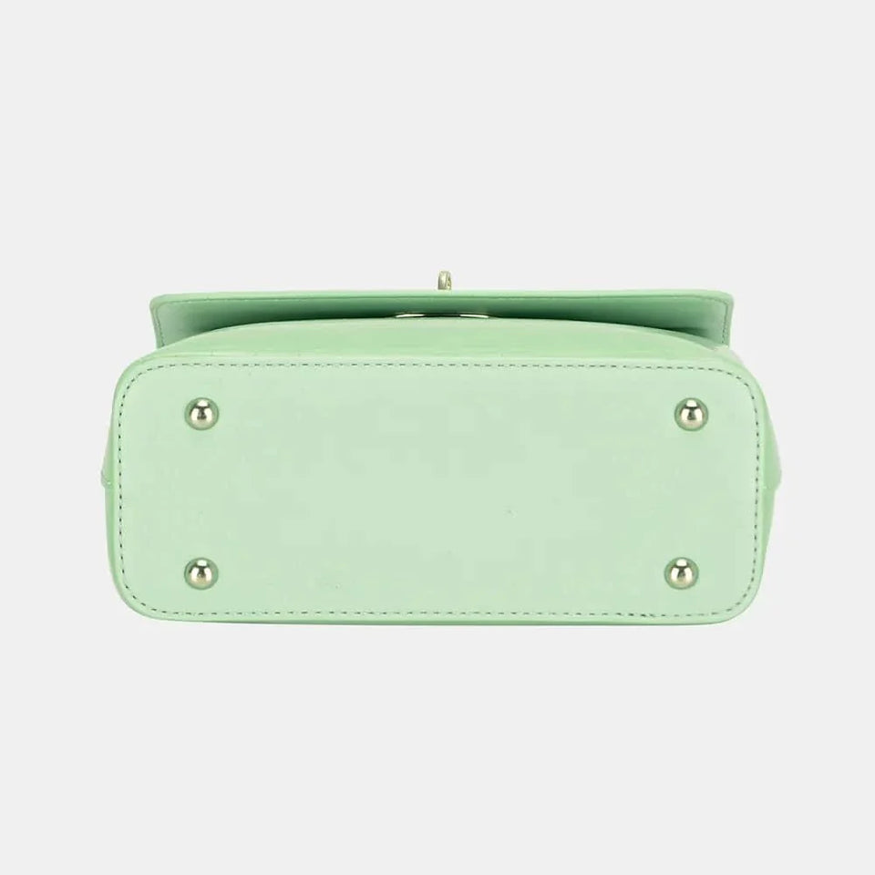 David Jones Textured PU Leather Handbag For Everyday Use