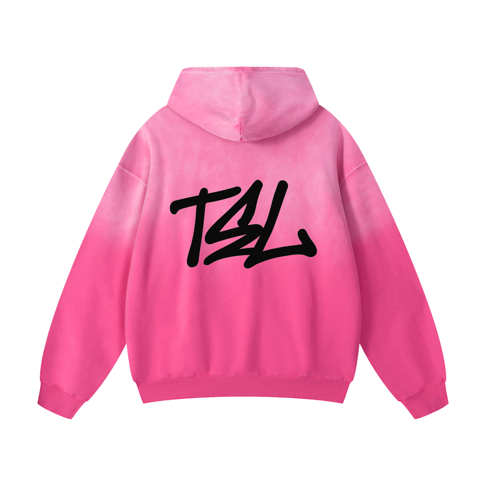 Graffiti Oversized Fade Hoodie
