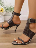 Elegant Ankle Strap : High Heel Sandals