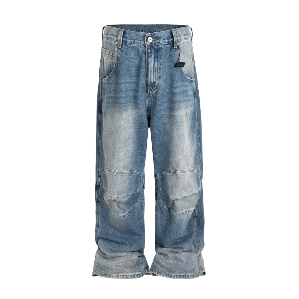 AZUL BAGGY BIKER DENIM