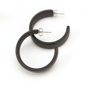 Camille Barile Earring Matte Black - Wear with style
