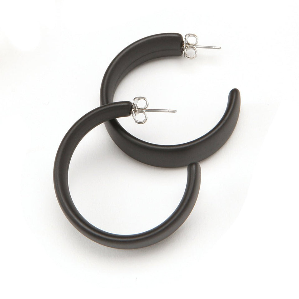 Camille Barile Earring Matte Black - Wear with style