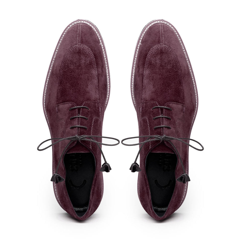 26-220-BDX CAMPO Sueded Goatskin Lace Up, Bordeaux