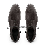 26-220-GRY CAMPO Sueded Goatskin Lace Up, Grey