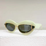 Cat Eye UV400 Outdoor Protection Double Frame sunglasses - Wear with style