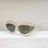 Cat Eye UV400 Outdoor Protection Double Frame sunglasses - Wear with style