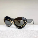 Cat Eye UV400 Outdoor Protection Double Frame sunglasses - Wear with style