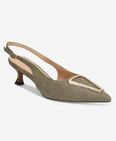 Cecilia Slingback Green - Wear with style