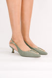 Cecilia Slingback Green - Wear with style