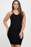 Chain Trim Ribbed Knit Dress - Wear with style
