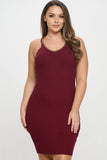 Chain Trim Ribbed Knit Dress - Wear with style