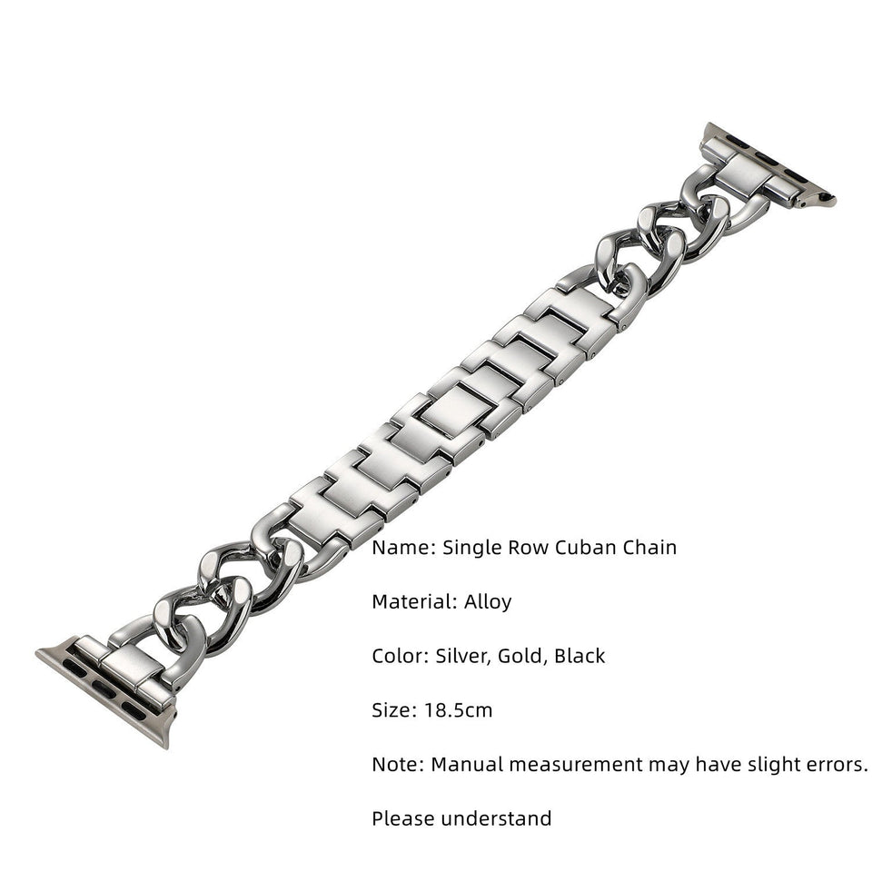 Chic Tweed Metal Premium Watch Strap for Apple Watch - Wear with style