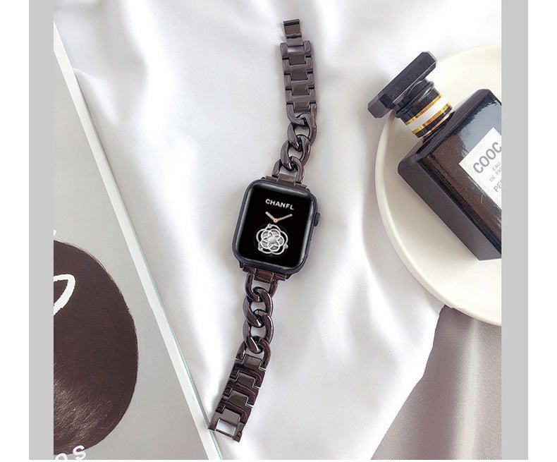 Chic Tweed Metal Premium Watch Strap for Apple Watch - Wear with style