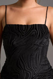 CHIC VELVET BURNOUT ASYMMETRIC \KNEE LENGTH DRESS - Wear with style