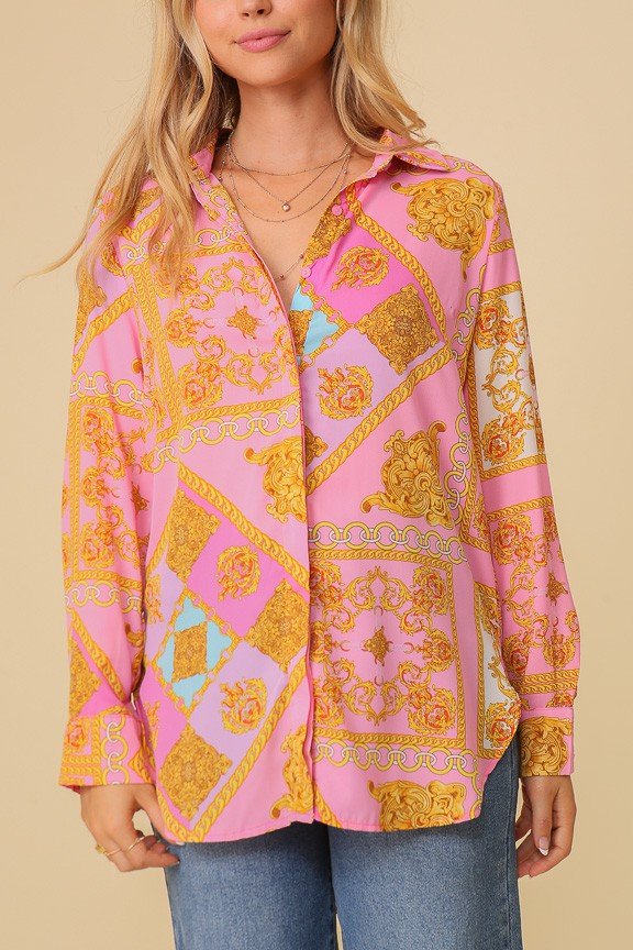 Chiffon Print Blouse - Wear with style