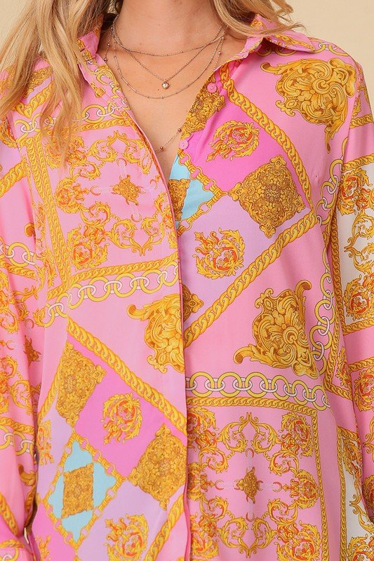 Chiffon Print Blouse - Wear with style