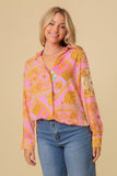 Chiffon Print Blouse - Wear with style