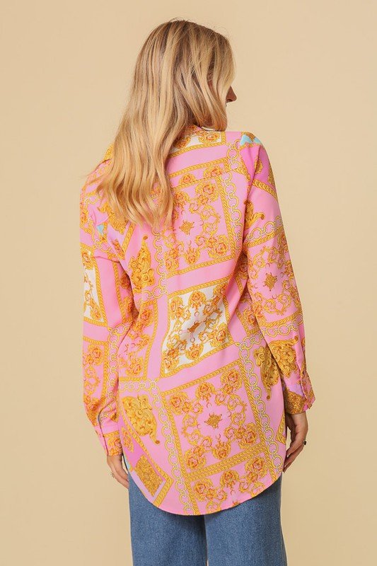 Chiffon Print Blouse - Wear with style