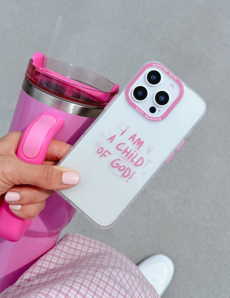 Child of God Pink Phone Case - Wear with style