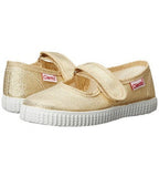 Cienta Gold Sparkle Mary Janes - multiple sizes - Wear with style