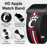Cincinnati Bearcats HD Apple Watch Band - Wear with style