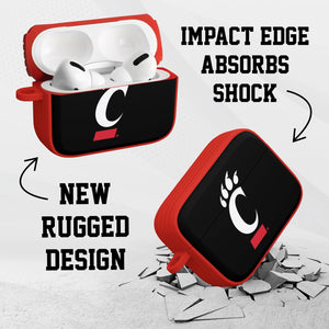 Cincinnati Bearcats HDX AirPods Pro 1 & 2 Case Cover - Wear with style