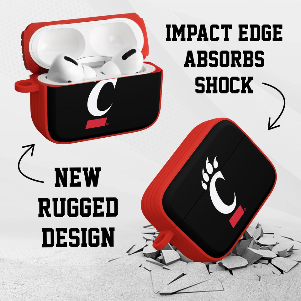 Cincinnati Bearcats HDX AirPods Pro 1 & 2 Case Cover - Wear with style