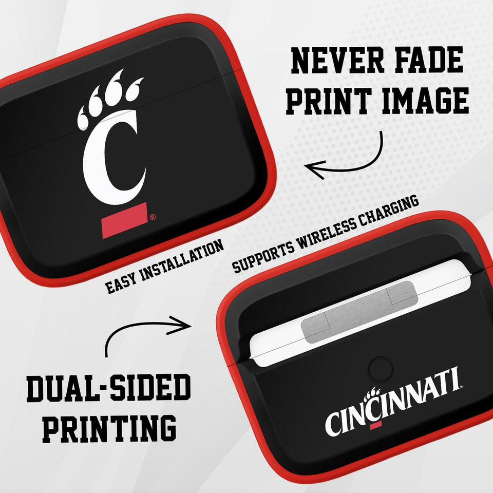 Cincinnati Bearcats HDX AirPods Pro 1 & 2 Case Cover - Wear with style