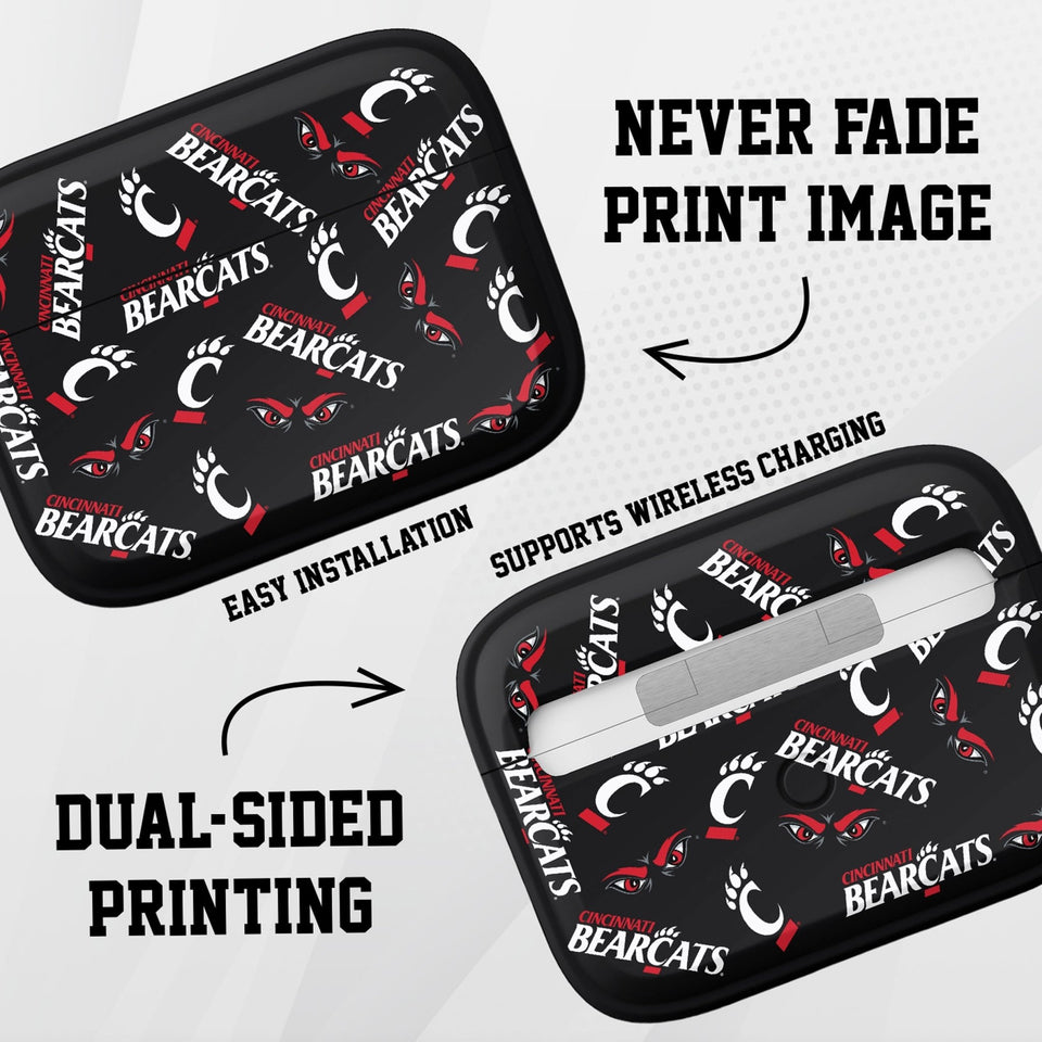 Cincinnati Bearcats HDX AirPods Pro 1 & 2 Case Cover - Wear with style