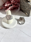 Cinderella heart ring sterling silver 925 | princess Statement ring - Wear with style