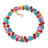 Claire Necklace Blue Iris - Wear with style