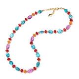 Claire Necklace Blue Iris - Wear with style