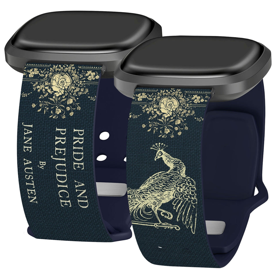 Classic Books HD Fitbit Versa 3 & Sense Watch Band - Wear with style