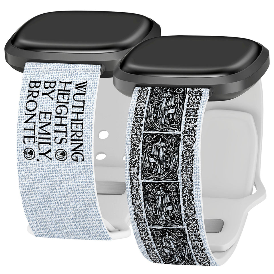 Classic Books HD Fitbit Versa 3 & Sense Watch Band - Wear with style