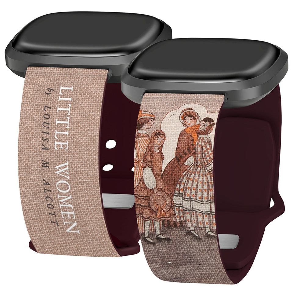 Classic Books HD Fitbit Versa 3 & Sense Watch Band - Wear with style