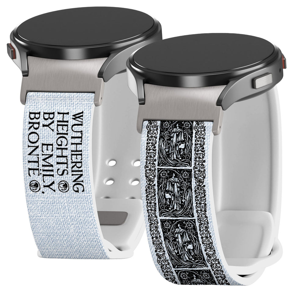 Classic Books HD Samsung, Garmin, Fossil, and More Watch Band - Wear with style