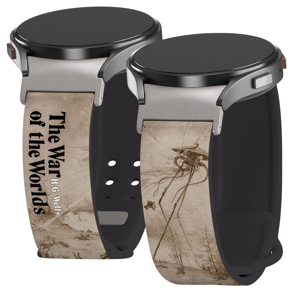 Classic Books HD Samsung, Garmin, Fossil, and More Watch Band - Wear with style