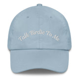 Talk Birdie To Me Embroidered Golf Hat for Women