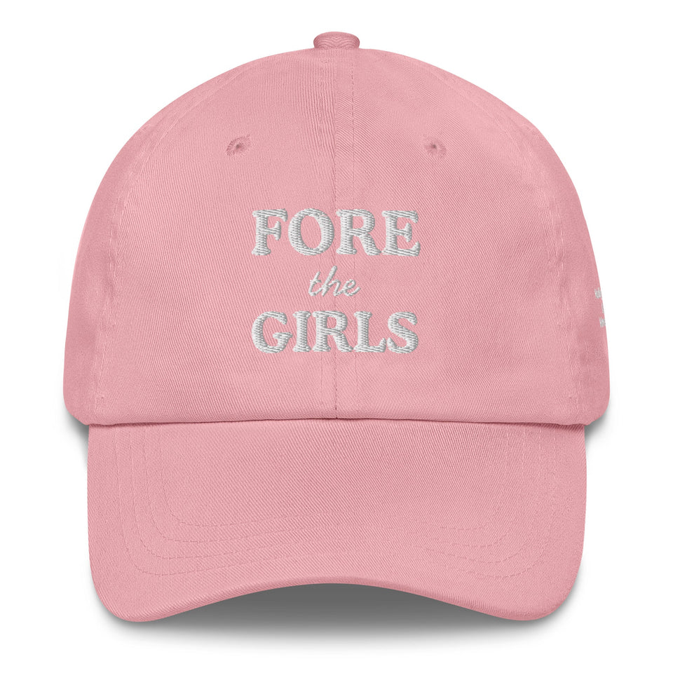 Fore the Girls Embroidered Golf Hat for Women