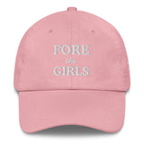 Fore the Girls Embroidered Golf Hat for Women