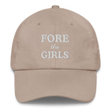 Fore the Girls Embroidered Golf Hat for Women