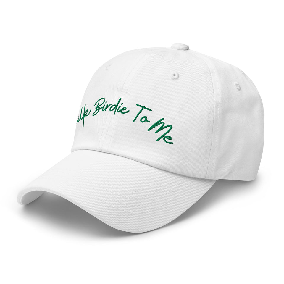 Talk Birdie to Me Embroidered Golf Hat