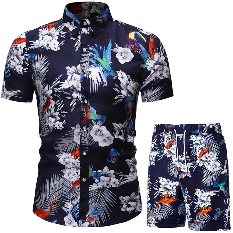 Classic men beach shorts set - Wear with style