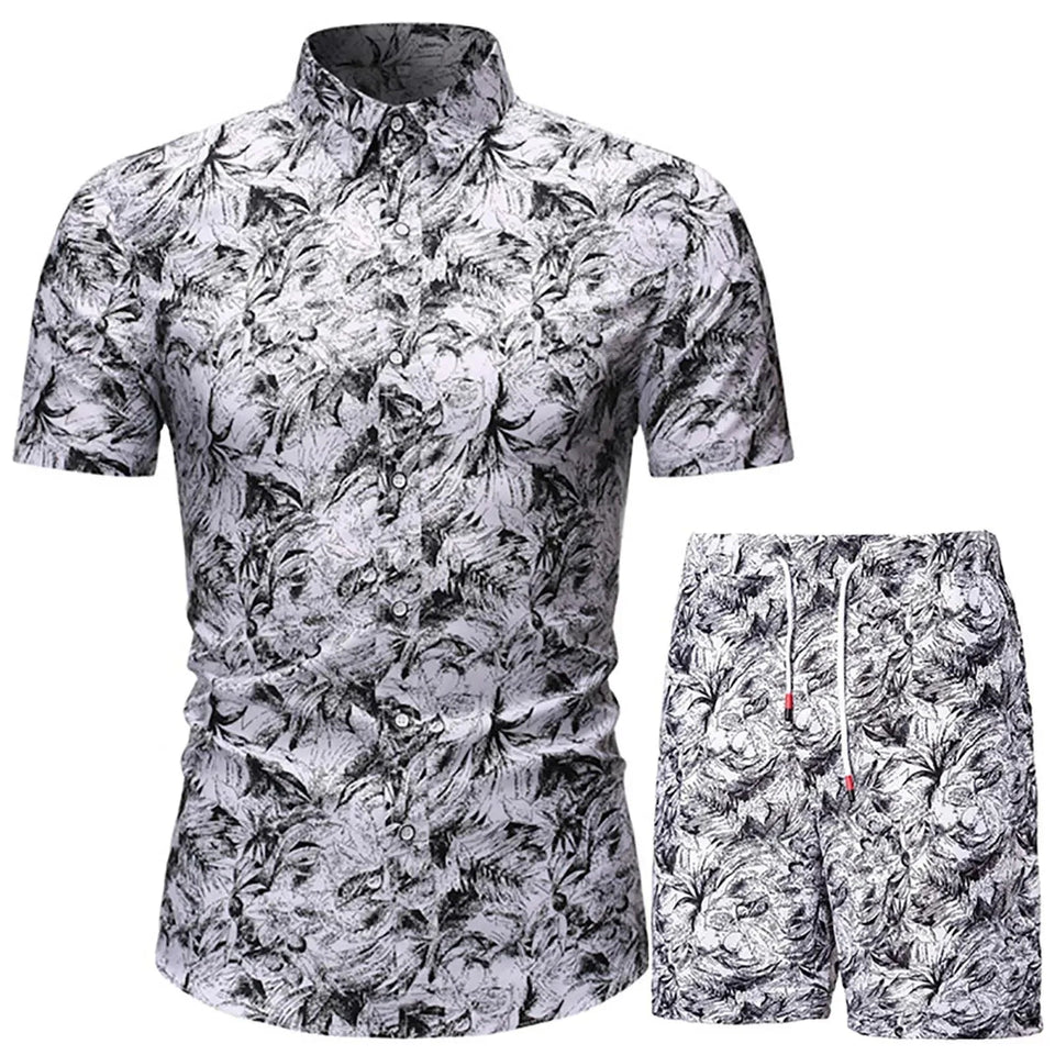 Classic men beach shorts set - Wear with style