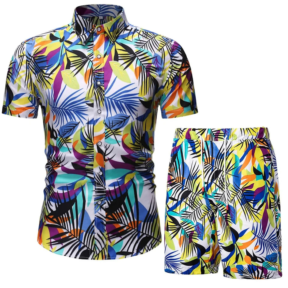 Classic men beach shorts set - Wear with style
