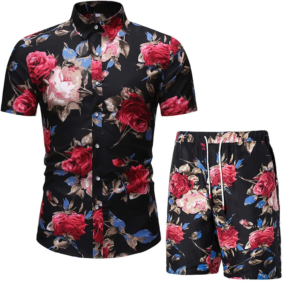 Classic men beach shorts set - Wear with style