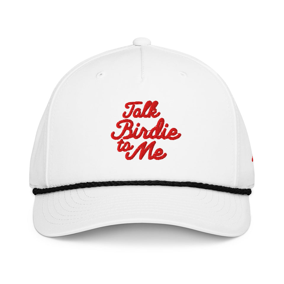 Talk Birdie to Me Embroidered Rope Hat