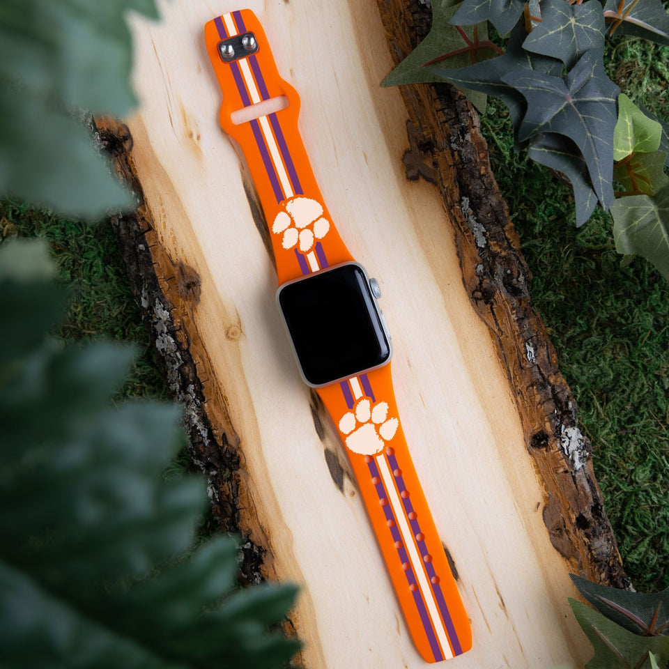 Clemson Tigers HD Apple Watch Band - Wear with style