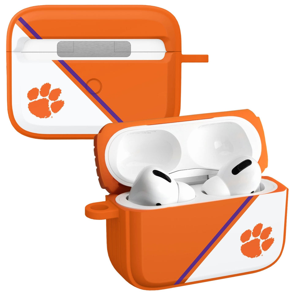 Clemson Tigers HDX Champion Series Apple AirPods Pro 1 & 2 Case Cover - Wear with style